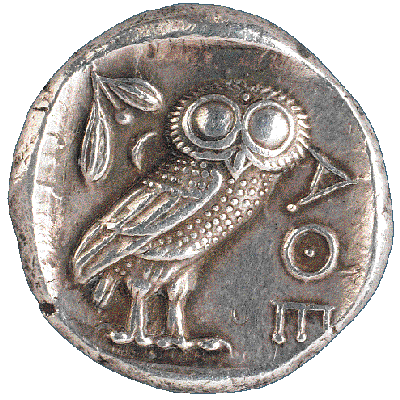 Tetradracma de Atenas (490 a.e.c.)